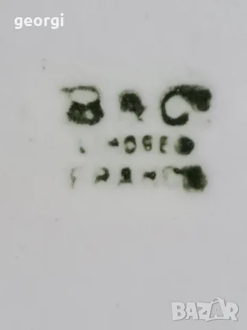 limoges две кръгли плата с цветя и райски птици 8/5, снимка 10 - Прибори за хранене, готвене и сервиране - 49959101