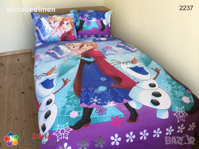 Детско спално бельо ранфорсСпайдърмен,Елза,Ана,Мики,Маша, снимка 2 - Спално бельо и завивки - 43731495