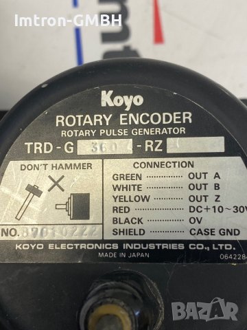 Ротационен енкодер  Koyo TRD-G 360 RZ  10-30 VDC, снимка 2 - Друга електроника - 44413099