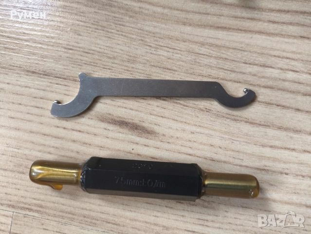 Външен микрометър Mitutoyo 103-140-10 – с тресчотка: 75-100 мм, снимка 5 - Шублери - 52773359