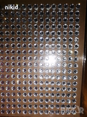 лист 252 прозрачни малки самозалепващи камъчета лепенки декорация нокти ръчна изработка, снимка 1 - Други - 42294576