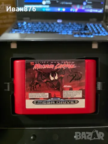Spider Man Venom Maximum Carnage SEGA MEGA DRIVE, снимка 2 - Игри за Nintendo - 56545886