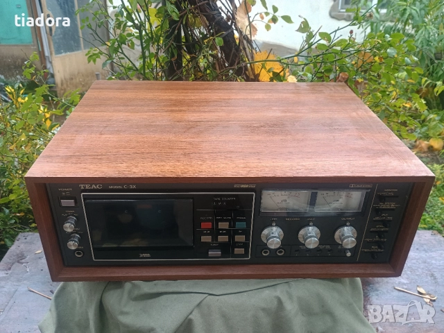 TEAC C-3X  3-Head Stereo Cassette Deck DBX -Wood Case, снимка 7 - Декове - 52339922