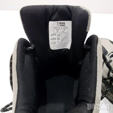 ATLAS for MEN Водоустойчиви Непромокаеми Туристически Обувки Кожени Боти Велур 44.5-45, снимка 10 - Мъжки боти - 52241005