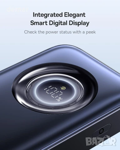 Baseus външна батерия 20 000 mAh вграден прибиращ се USB-C кабел, 67 W, снимка 8 - Външни батерии - 51177092