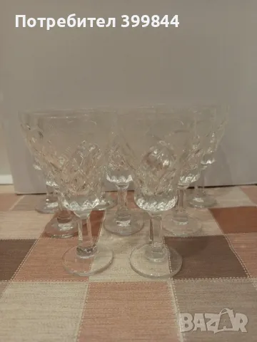Кристални чаши , снимка 4 - Сервизи - 49327993