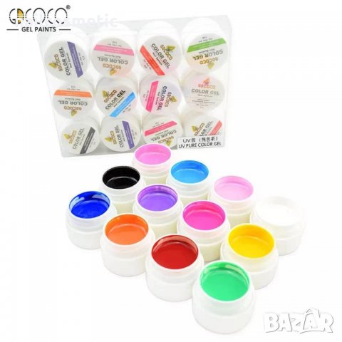 GD COCO Комплект 12/36 цвятa Uv&Lеd гел за маникюр