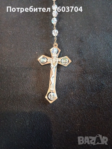 старо кръстче с верижка, снимка 4 - Колиета, медальони, синджири - 54301983