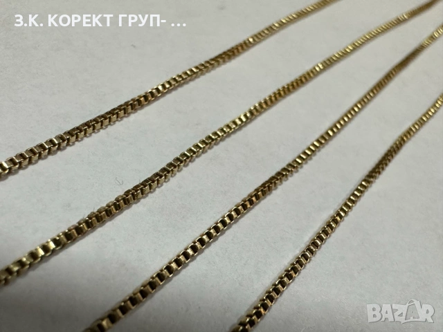 Златен синджир 14к, 2,44гр, снимка 6 - Колиета, медальони, синджири - 53056582