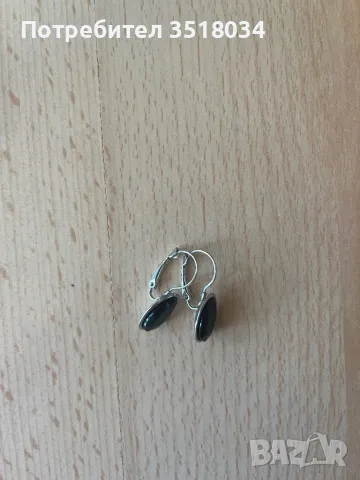 Черни елегантни обеци