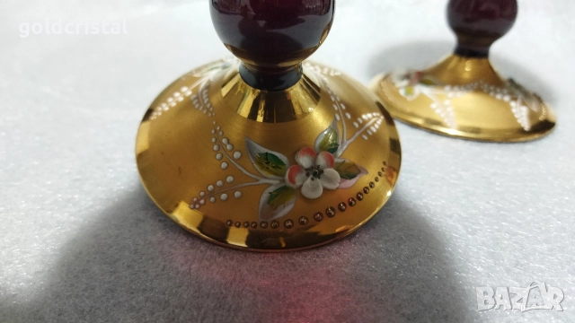 стари чаши бокали Бохемия , снимка 3 - Антикварни и старинни предмети - 52706134