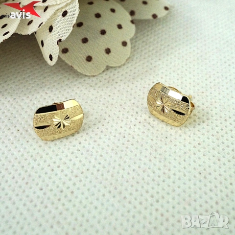 Обеци с 14К златно покритие 2141890
