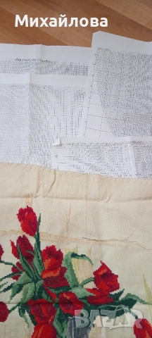 Гоблен за довършване "Лалета" от Вилер , снимка 5 - Гоблени - 53199427