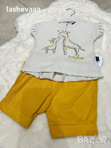 Комплект за момичета в жълто, снимка 3 - Комплекти за бебе - 49351248