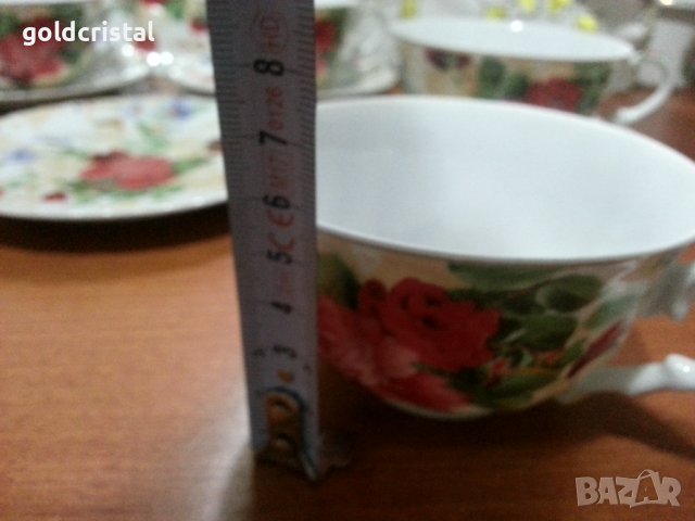 Костен порцелан чаши за чай, снимка 4 - Антикварни и старинни предмети - 42867982