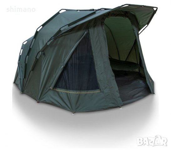 Палатка шаранджийска NGT Fortress Bivvy Deluxe XL 2 Man, снимка 3 - Палатки - 40121127