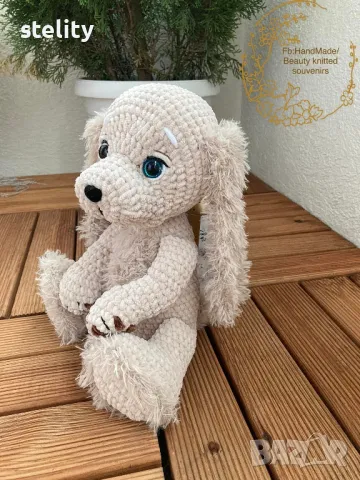 Плюшена играчка кученце, снимка 3 - Плюшени играчки - 48419711