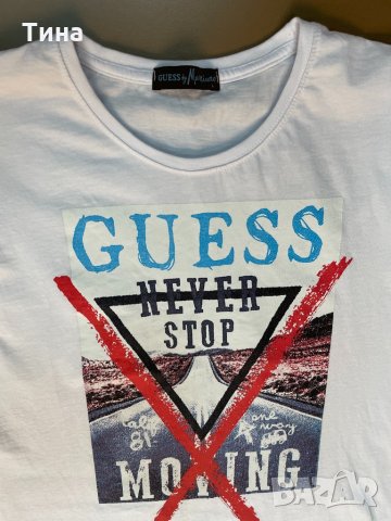 Тениска Guess, снимка 2 - Тениски - 33765026