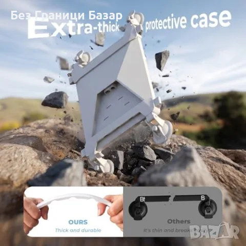 Нова Starlink Mini стойка за кола с вендузи за стъкло табло панорамен покрив кемпер лодка RV, снимка 6 - Други стоки за дома - 56214240