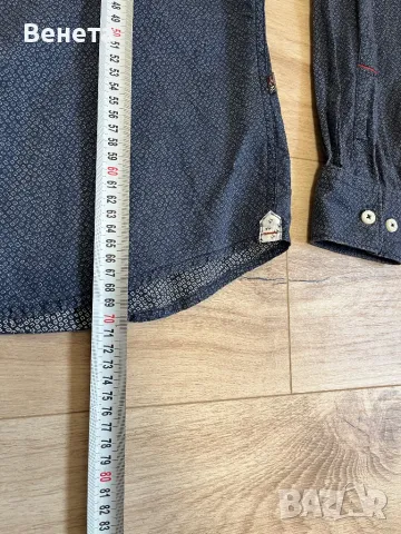 Мъжка риза Napapijri. Размер S, снимка 6 - Ризи - 50318922