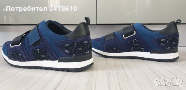 JOHN GALLIANO Paris Leather Sneakers Womens Size 39- 25см НОВО! ОРИГИНАЛ! Дамски Сникърси ЕСТЕСТВЕНА, снимка 7 - Кецове - 44181748