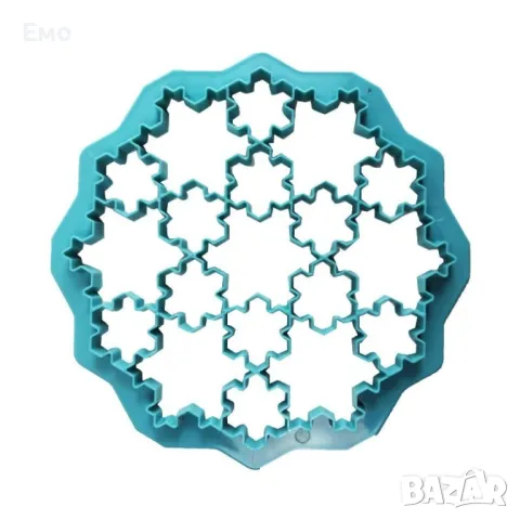 Силиконова форма за сладки и бисквити - сърца, снежинки или животинки, снимка 3 - Други - 48732837