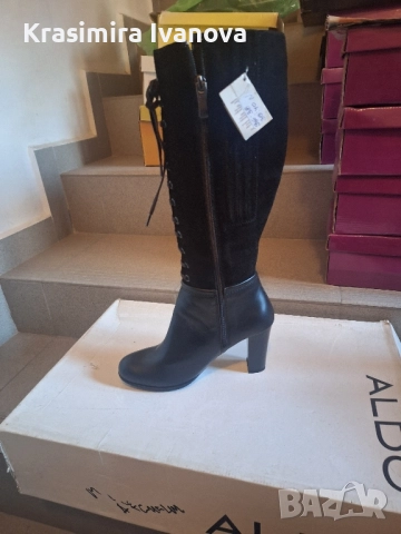 нови ботуши на Габина естествена кожа и естествен велур , снимка 2 - Дамски ботуши - 52513215