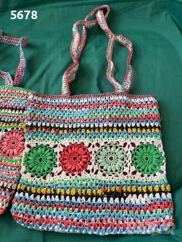 Плетени чанти, снимка 5 - Чанти - 51084347