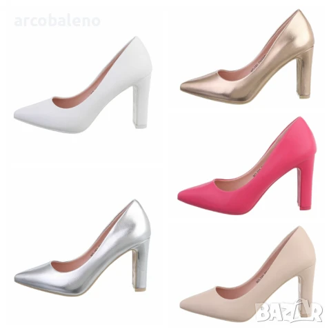 Дамски обувки на висок ток, 5цвята 