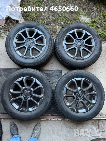 16 цолови алуминиеви джанти със зимни гуми за Фиат 500Х, снимка 2 - Гуми и джанти - 52455354