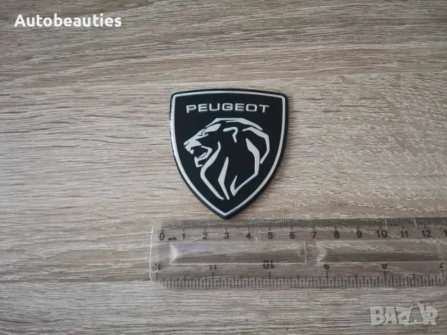 стикер Пежо Peugeot с новото лого среден размер, снимка 2 - Аксесоари и консумативи - 48111414