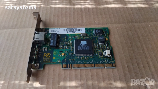 3COM 3C905C-TX-M 10/100 Etherlink XL PCI Network Controller Card , снимка 5 - Мрежови адаптери - 35924903
