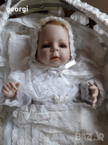 Порцеланова кукла с люлка , снимка 11 - Кукли - 34425416
