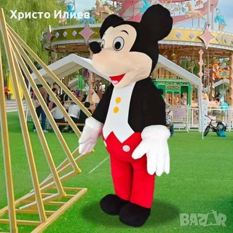 Гигантски надуваем Костюм на Мики Маус 1,9м за парти, снимка 6 - Други - 51546165