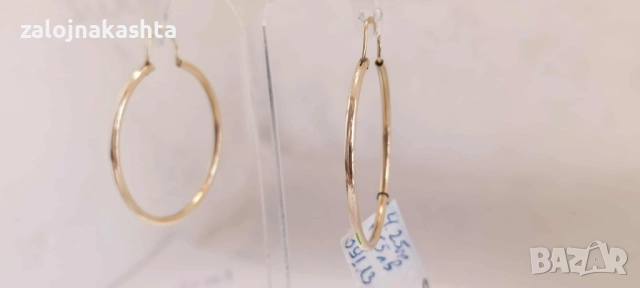 Руски Златни обеци-4,25гр/14кр, снимка 4 - Обеци - 52128557