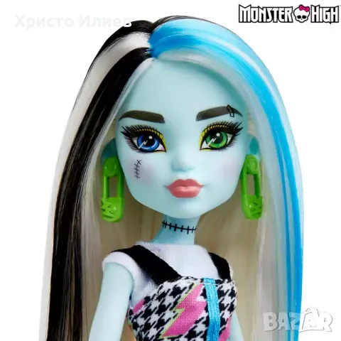 Monster High Frankie Stein Кукла Франки Щайн Оригинална Mattel 32см, снимка 4 - Кукли - 47889237