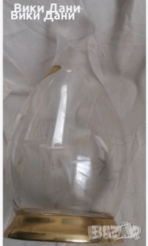 антики гравирани тънкостенки позлата кристал , снимка 13 - Антикварни и старинни предмети - 30401680