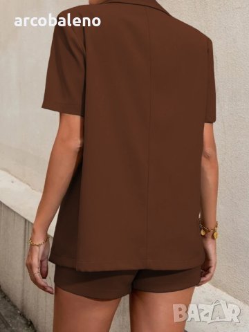 Моден дамски летен комплект от две части, 5цвята, снимка 11 - Комплекти - 40703502