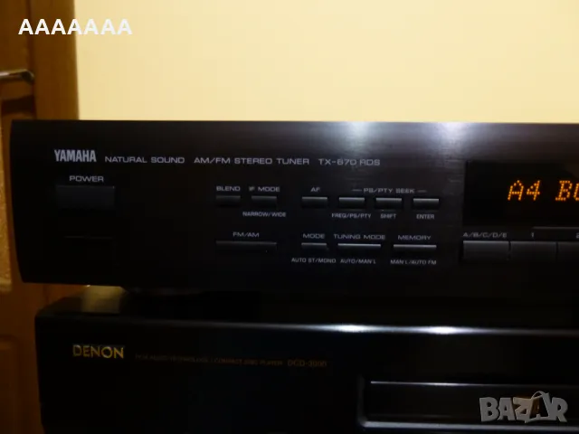 TUNER YAMAHA TX-670 RDS, снимка 9 - Ресийвъри, усилватели, смесителни пултове - 50213161