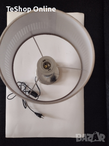 Нощна лампа кристална стойка Е27 макс 25 вата, снимка 2 - Настолни лампи - 44667569