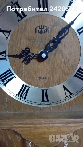 немски стенен часовник Anker, снимка 4 - Антикварни и старинни предмети - 44842006