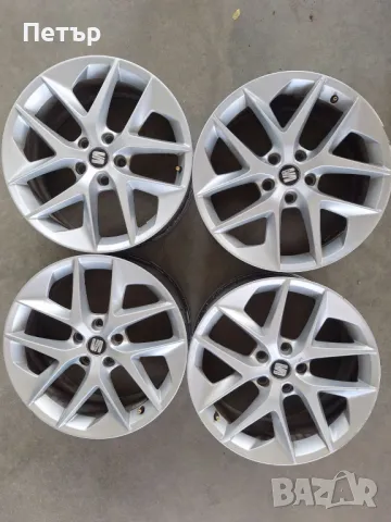 ОРИГИНАЛНИ АЛУМИНИЕВИ ДЖАНТИ ЗА СЕАТ  -5Х112Х57-18 цола