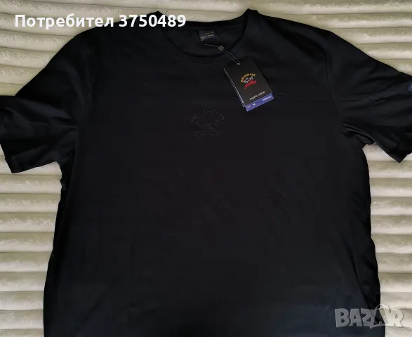 ЧИСТО НОВА Оригинална тениска Paul & Shark - Размер 6XL (Черна), снимка 7 - Тениски - 56166787