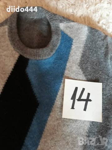 Мъжки вълнен пуловер №-14, снимка 3 - Пуловери - 35514338