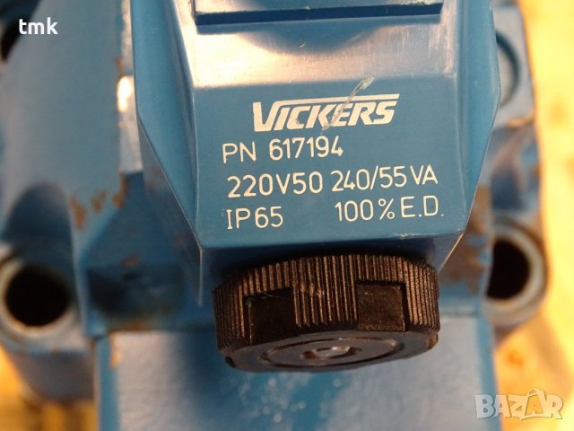 хидравличен разпределител Vickers DG5S H8 33C E M U C 7 40 220V, снимка 4 - Резервни части за машини - 37052952