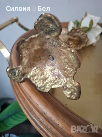 Свещник с фигура на херувим , снимка 7 - Антикварни и старинни предмети - 50926855