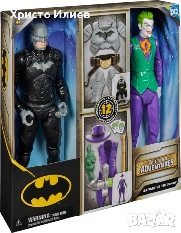 Комплект фигури Батман и Джокера DC Battman Приключенска битка 30 cm, снимка 7 - Фигурки - 54226036