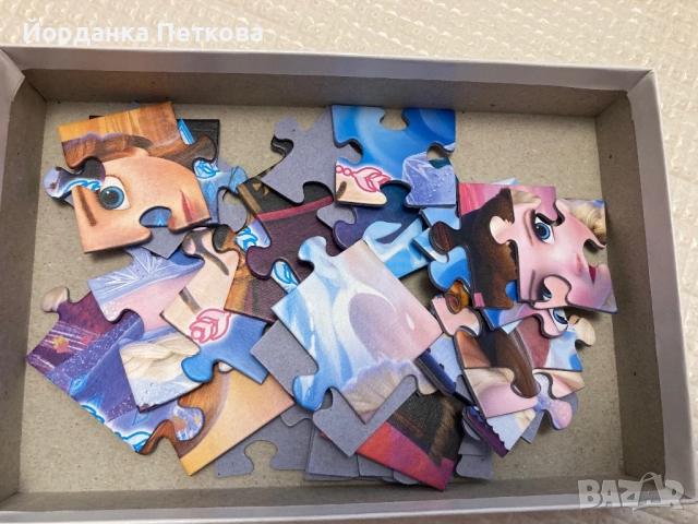 Лот пъзели Замръзналото кралство, снимка 3 - Пъзели - 52593372