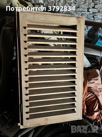 Дървена дограма с капаци НОВА, снимка 2 - Дограми - 52296291