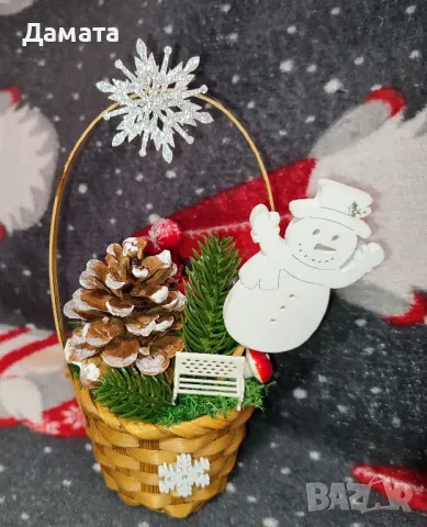 Коледни декорации -свещници/табелки /подаръчни кутии и др., снимка 11 - Коледни подаръци - 47740734